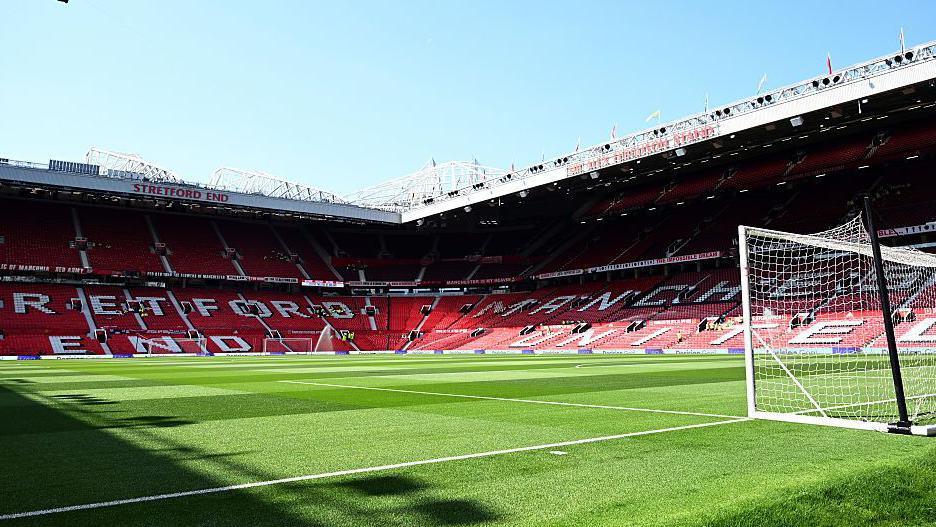 General view of Old Trafford stadium General view of Old Trafford stadium