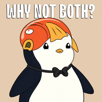 Penguin Shrug GIF by Pudgy Penguins Penguin Shrug GIF by Pudgy Penguins