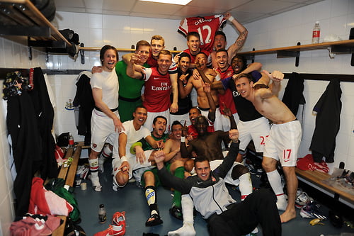 Arsenal-celebrate-4th-in-dressing-room.jpg